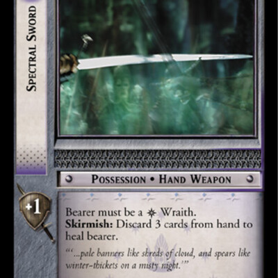 Lord of the Rings TCG Spectral Sword 8U46 (Foil)