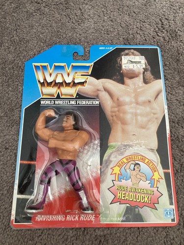 WWF Hasbro Ravishing Rick Rude Reseal MOC Series 1...