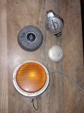 1968 - 73 Opel Gt Bundle Of Parts Horn Pad Fog Light Fuel Cap Oil Cap.
