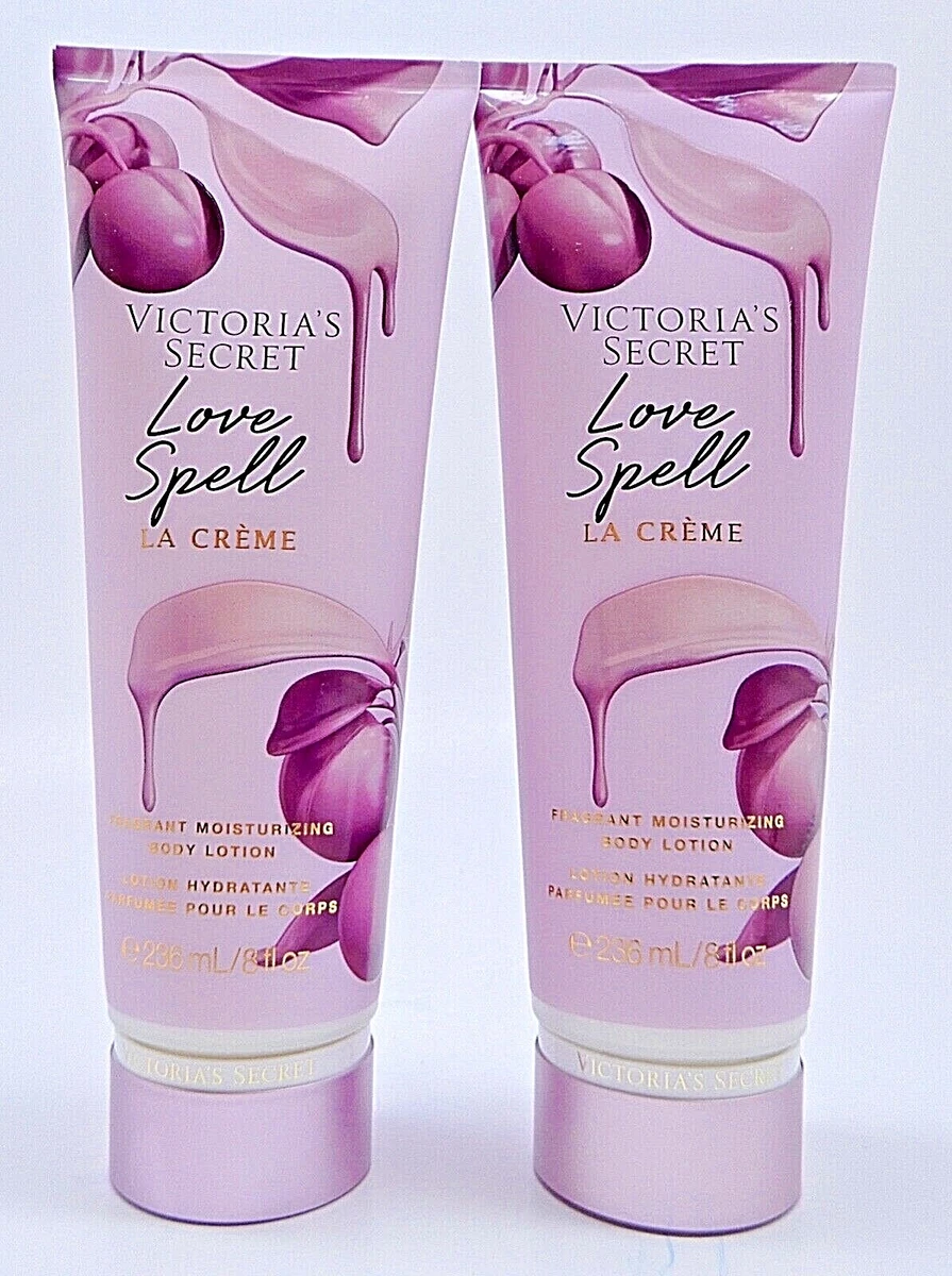 2 VICTORIA'S SECRET LOVE SPELL LA CREME FRAGRANCE LOTION PARFUMEE