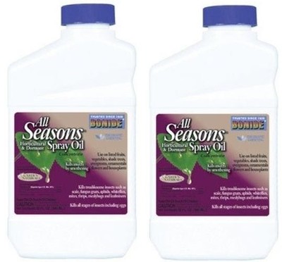 Bonide 2116 32 oz All Seasons Horticultural Dormant Insecticide Spray Oil - 2 Pk