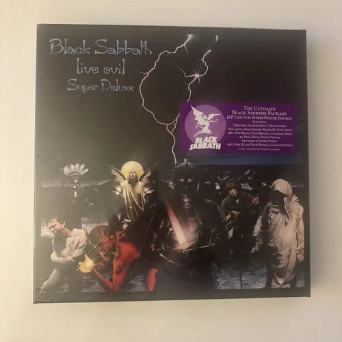 Black Sabbath Live Evil Super Deluxe Edition 4 LP Box Set New Sealed