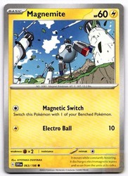Magnemite 063/198 Common Scarlet & Violet Base Set Pokemon TCG
