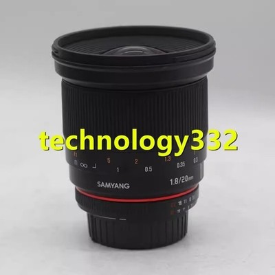 1PC USED samyang 20mm F1.8 lens   #xh