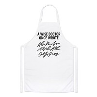Gift Base Lustige KochschüRze Arzt PHD Krankenhaus Kittel SchüRze Weiß 86X60Cm