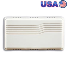 Wired Door Chime 2 Note Melody White Plastic 16VAC Compatible Home Decor New