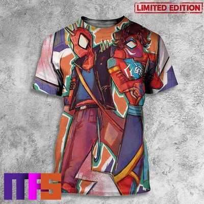 The Best Duo Spider Punk 3D Shirt FUll size S-5XL V292