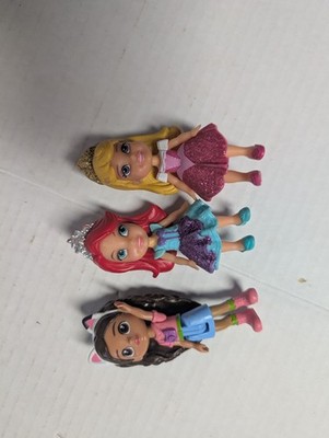 Mini Princess Dolls Lot 3 Ariel Aurora and Cat Ears Fashion Dolls Figures Set