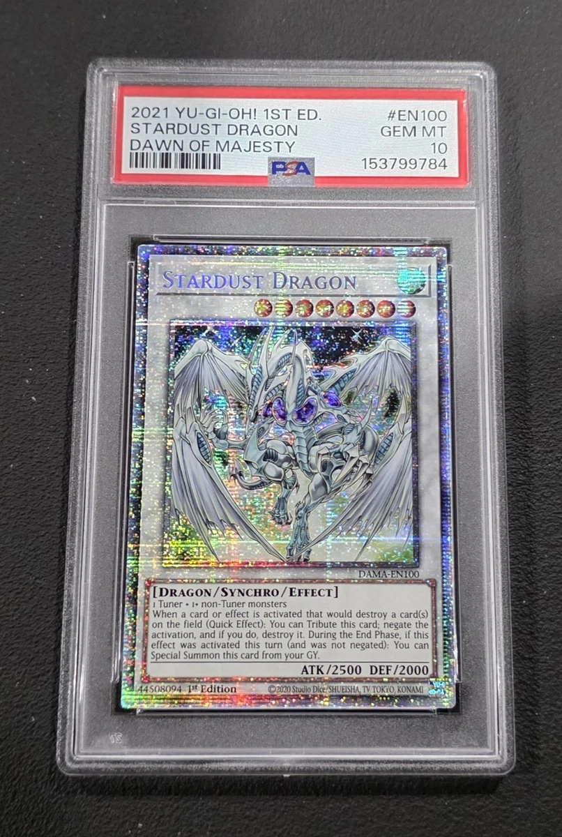 Stardust Dragon Yu-Gi-Oh! TCG Professional Sports Authenticator