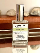 Demeter Fragrance Gin and Tonic Spray one full 1oz unisex Crisp No Box