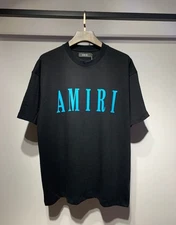 AMIRI Men's Short Sleeve T-Shirt Black Size L