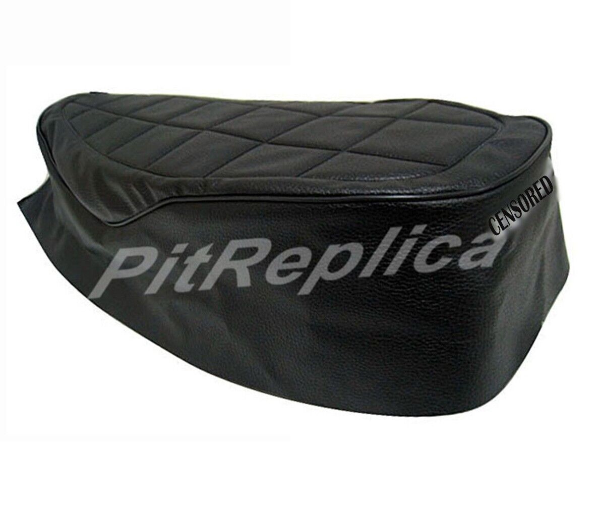 Housse de selle adaptable Honda CB500K CB500 Four K0 K1 K2 skaï noir pour restauration moto