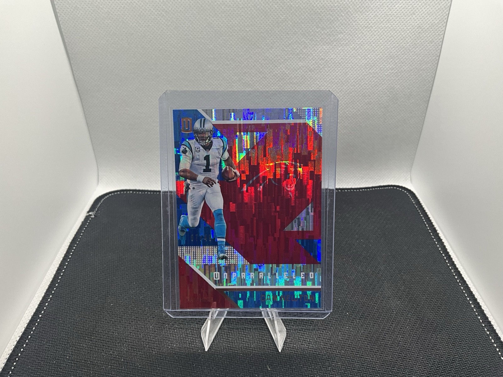 2016 Panini Unparalleled - Cam Newton #100 Red /49
