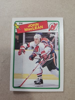 1988-89 Topps Hockey Card John Maclean #10