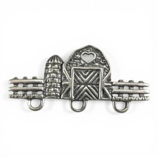 Sterling Silver Farm Charm
