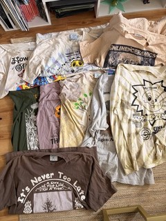 9 SHIRT OC ONLINE CERAMICS T SHIRT LONGSLEEVE L XL XXL BUNDLE LOT HAUNTED WAGON