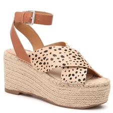 Dolce Vita | Carsie Animal Print Espadrille Wedge Platform Sandal 10