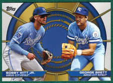 Bobby Witt Jr. & George Brett - 2025 Topps Dynamic Duos #DD-1 - Baseball Card