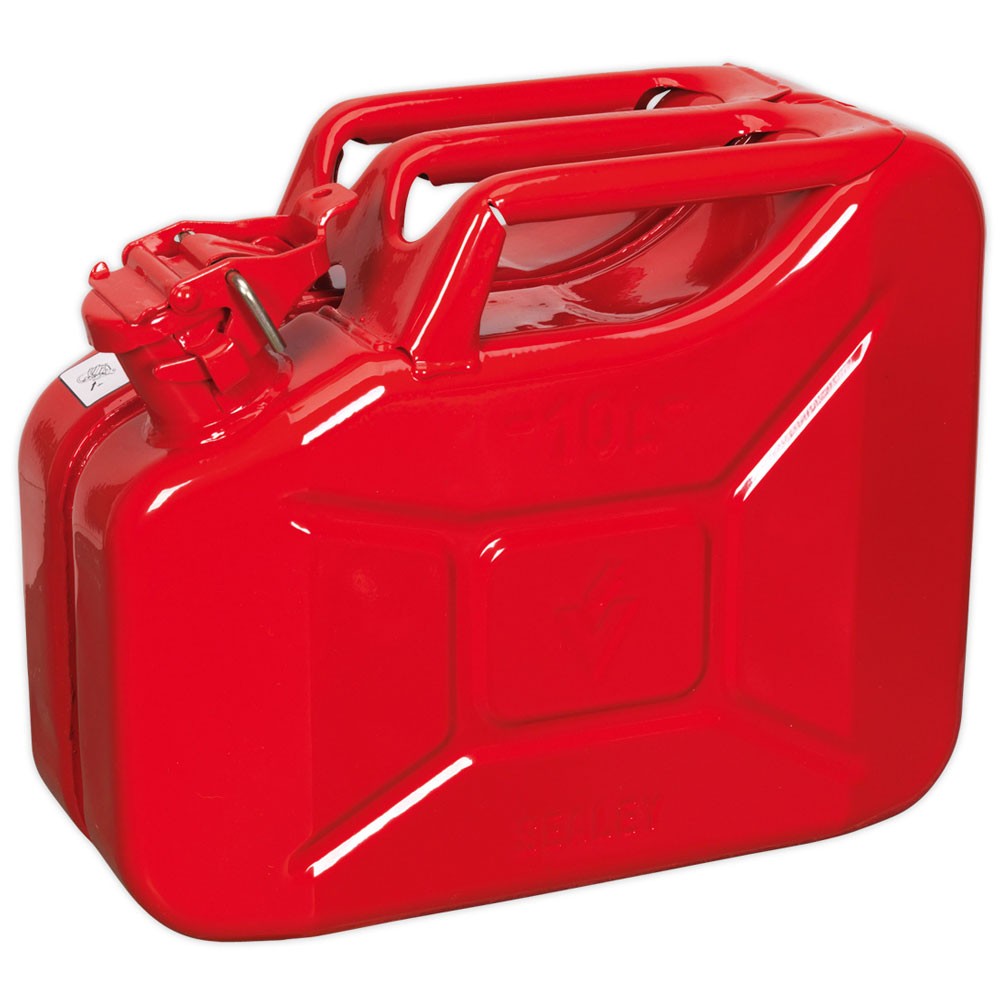Sealey Jerry Can 10ltr - Red
