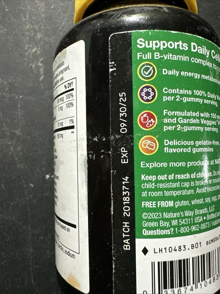 Жевательные резинки B-Complex для поддержки клеточной энергии, вегетарианские, со вкусом манго - 60 г - Изображение 3 из 4