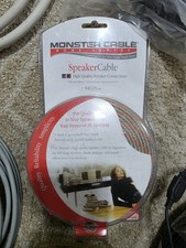 New Monster Cable Stereo Speaker Duraflex Protective Jacket Wire 50Ft