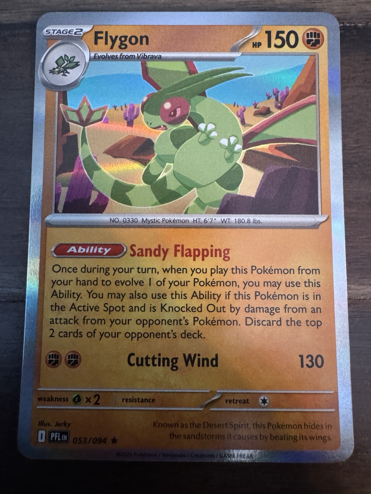 Pokémon TCG-Flygon Holo 53/94 Phantasmal Flames Near Mint