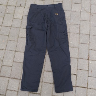 Stan Ray Painter Pants Mens 30x30 Vintage Black Canvas Made In USA Work 80s