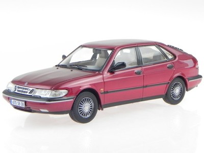 Saab 900 V6 1994 dark red modelcar PRXD452 PremiumX 1:43