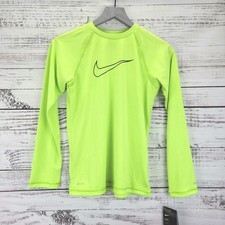 NEW Nike Dri-Fit Boy's Youth Sz L UPF 40 Hydro Long Sleeve Swim Shirt