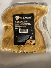 Tillman 1414 XL Top Grain Leather / Split Cowhide Reinforced Palm Drivers Gloves