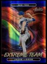 Jacob deGrom - 2022 Panini Absolute Extreme Team Spectrum Blue /149 #ET-10