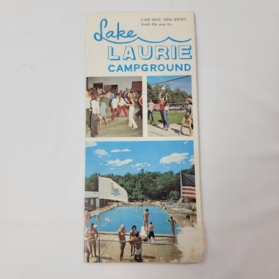 Lake Laurie Campground Cape May New Jersey Brochure RARE!!