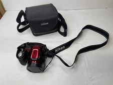Nikon Coolpix L830 RED 16 MP Digital Camera Works Great EUC With Camera Bag