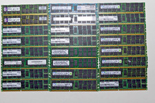Mixed lot of 24 16GB 384GB DDR3-1333 PC3-10600R ECC Server RAM Major Brands