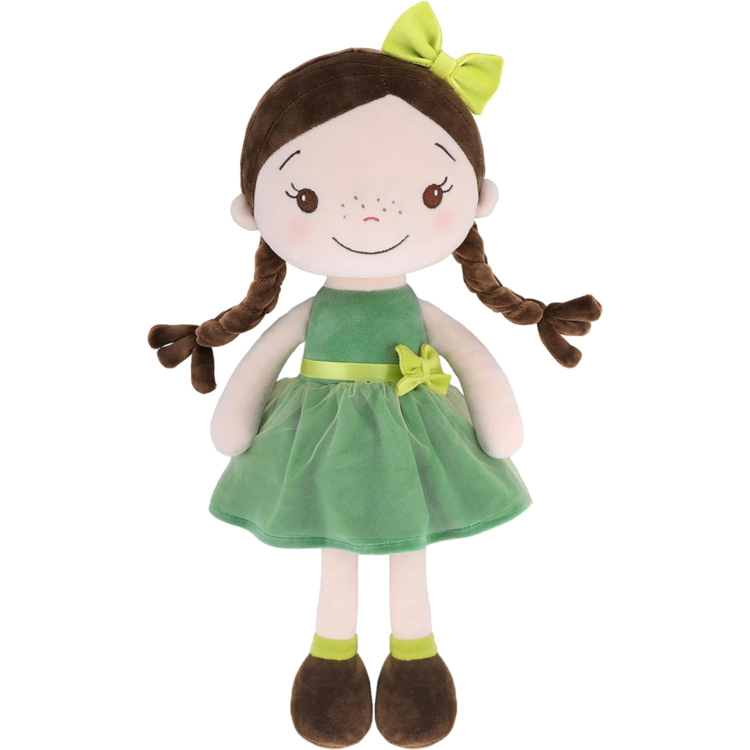 Stoffpuppe Baby Mädchen Kuscheltier Schutzengel Spielzeug Geschenk Kinder
