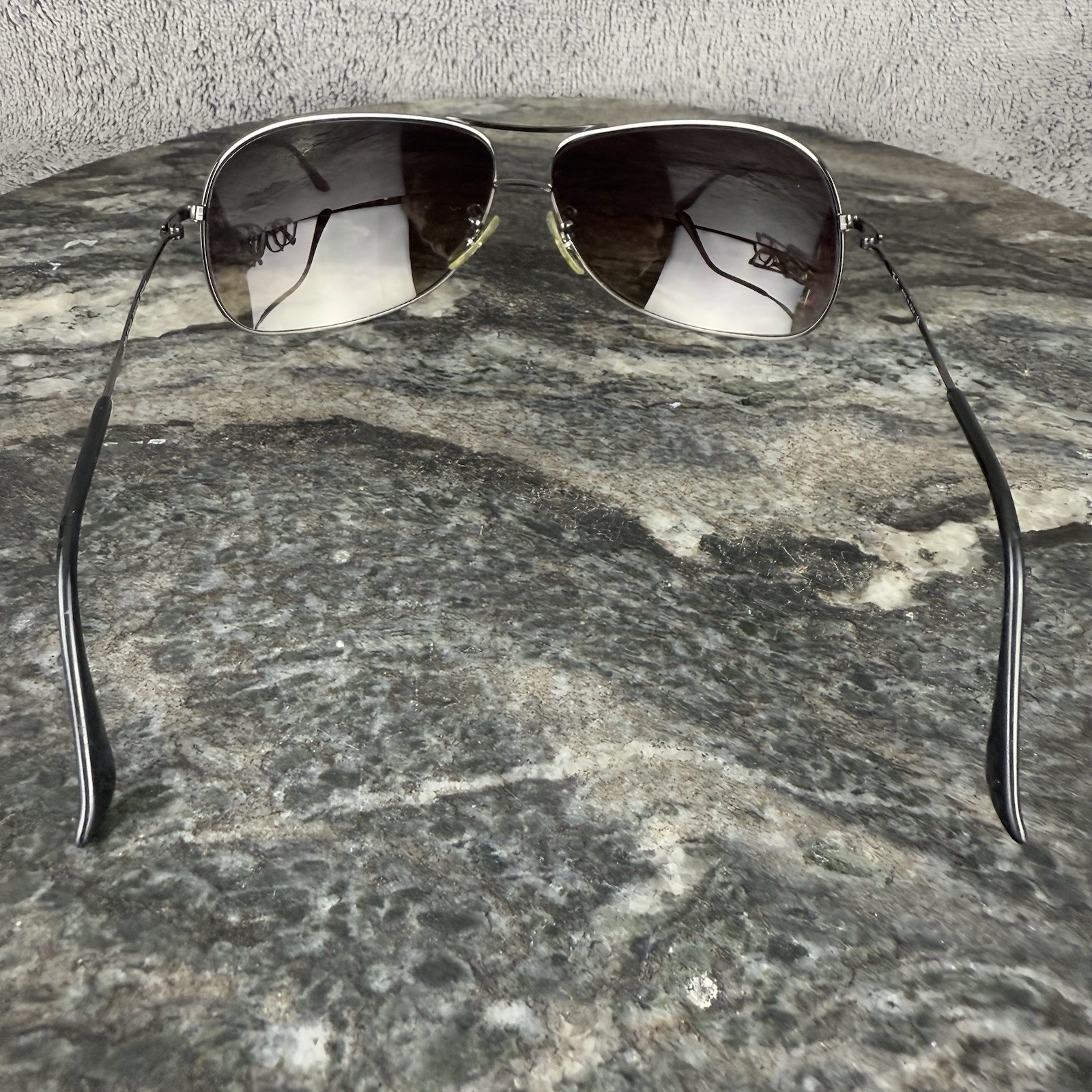 Ray-Ban Sunglasses Silver Frames Gradient Lenses … - image 7