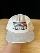 Vintage Cenex Land O Lakes Seeds Snapback Hat USA Made Gray Cap