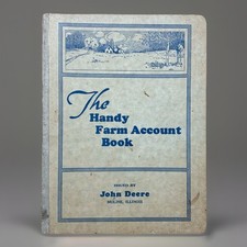 Vintage The Handy Farm Account Book John Deere 1934 Ephemera Farming