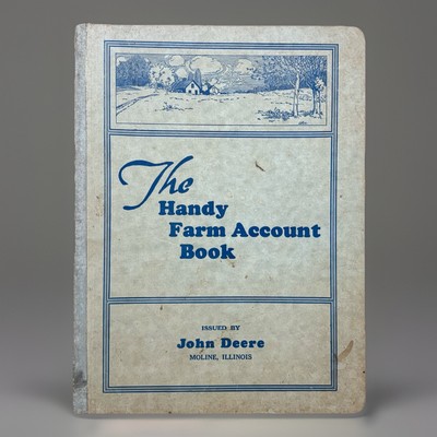 Vintage The Handy Farm Account Book John Deere 1934 Ephemera Farming