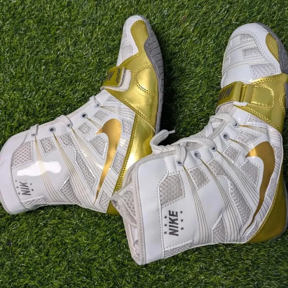 Exclusivos zapatos de boxeo personalizados Nike HyperKO (réplica) (TOTALMENTE PERSONALIZADOS) Foto 2 de 4