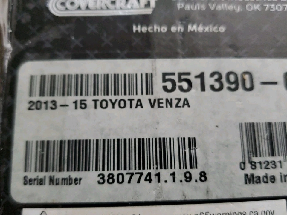 Бюстгальтер-маска переднего конца Lebra подходит для Toyota Venza 2013 2014 2015 13 14 15 - Изображение 2 из 4