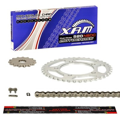 Honda CRF 230 F 2008 (ME09), Kettensatz XAM RACING SPEZIAL, ALU