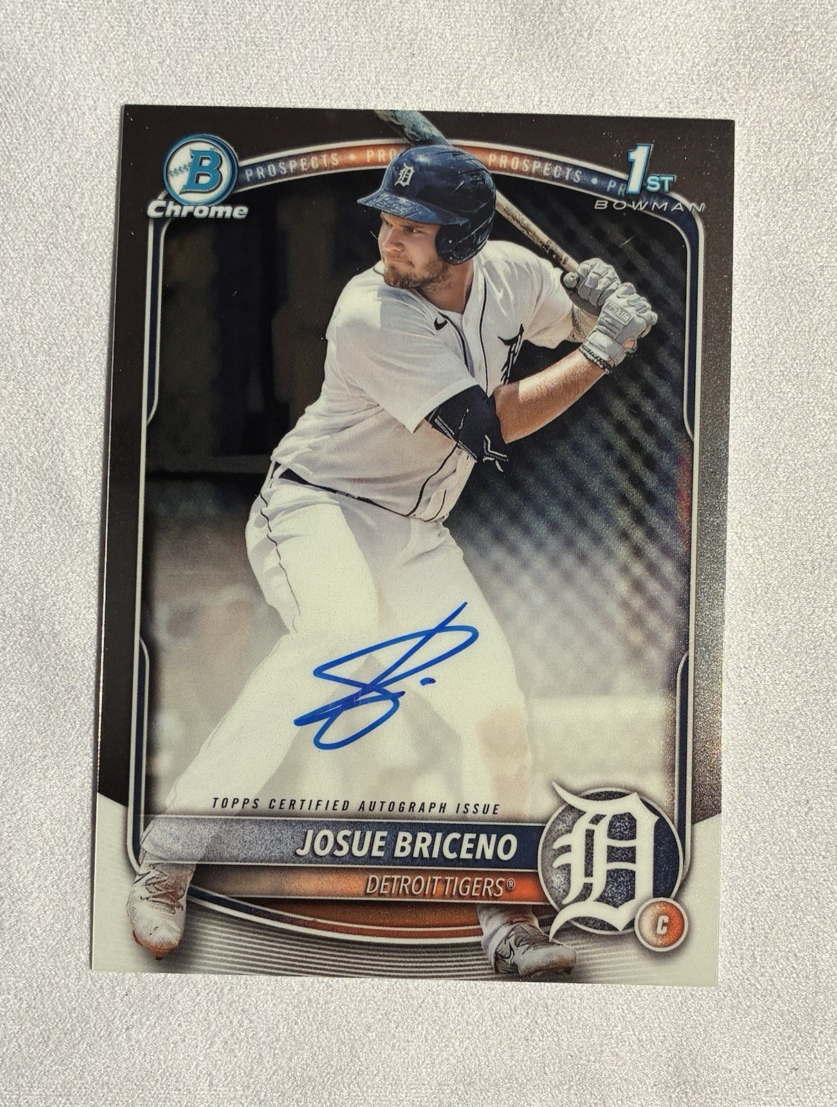 2025 Bowman - Chrome Prospect Autographs Josue Briceno #CPA-JB (AU, RC)
