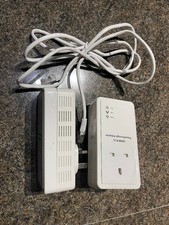 A set of 2 Powerline Netcom 200 MBPS PLC Mini Passthrough Adapters + cable :)