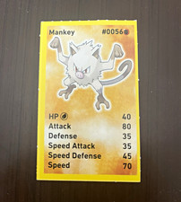 Mankey #0056 Pokemon TCG English HP 40 Attack 80 Defense 35 Card
