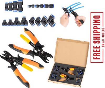 Push to Connect Fittings Air Line Disconnect Tool Kit Push Fitting Removal Tool