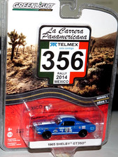 Greenlight La Carrera Panamericana 1/64 1965 Ford Mustang Shelby Gt350 Blue #356