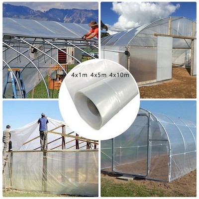 Transparent Greenhouse Film Vegetables Clear Cover Flowers Fruits Gardening