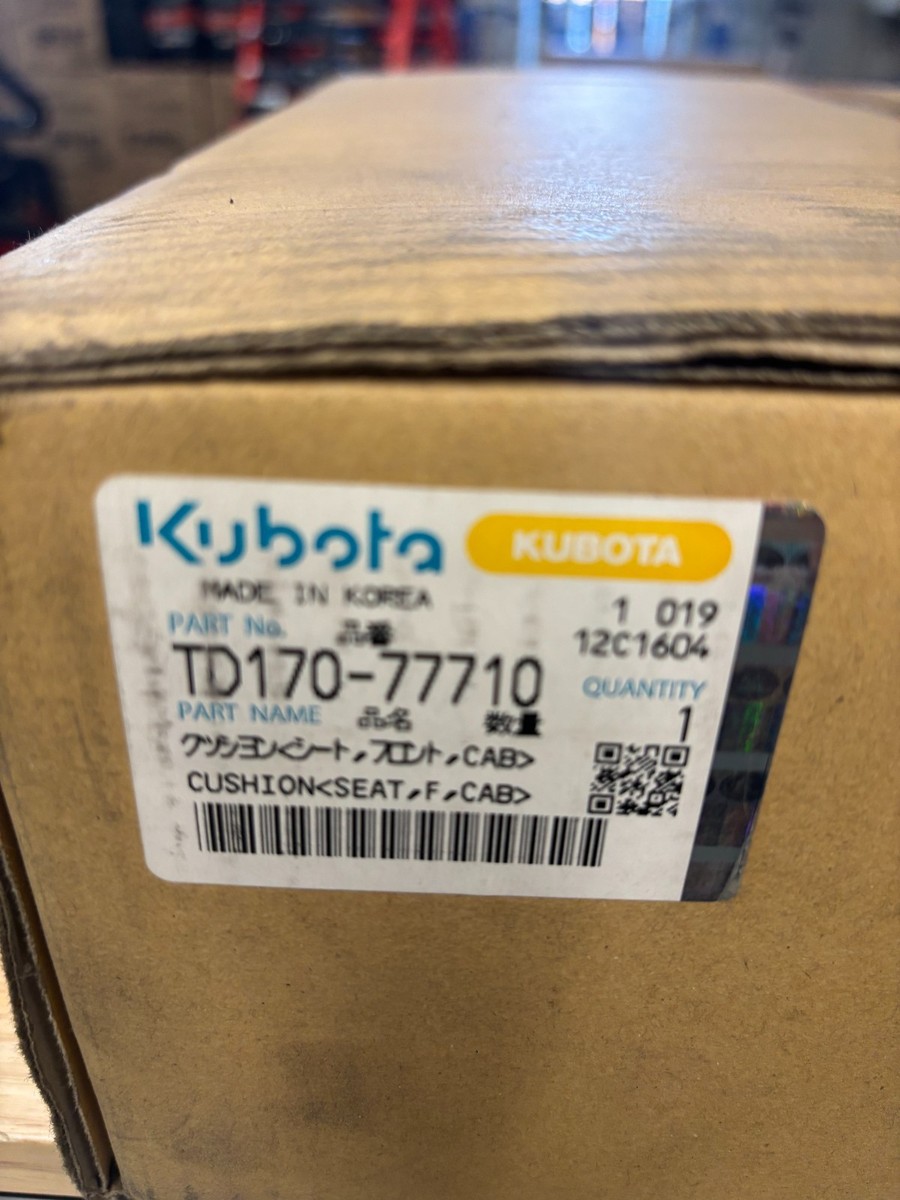 Kubota TD170-77710 Seat Cushion | eBay