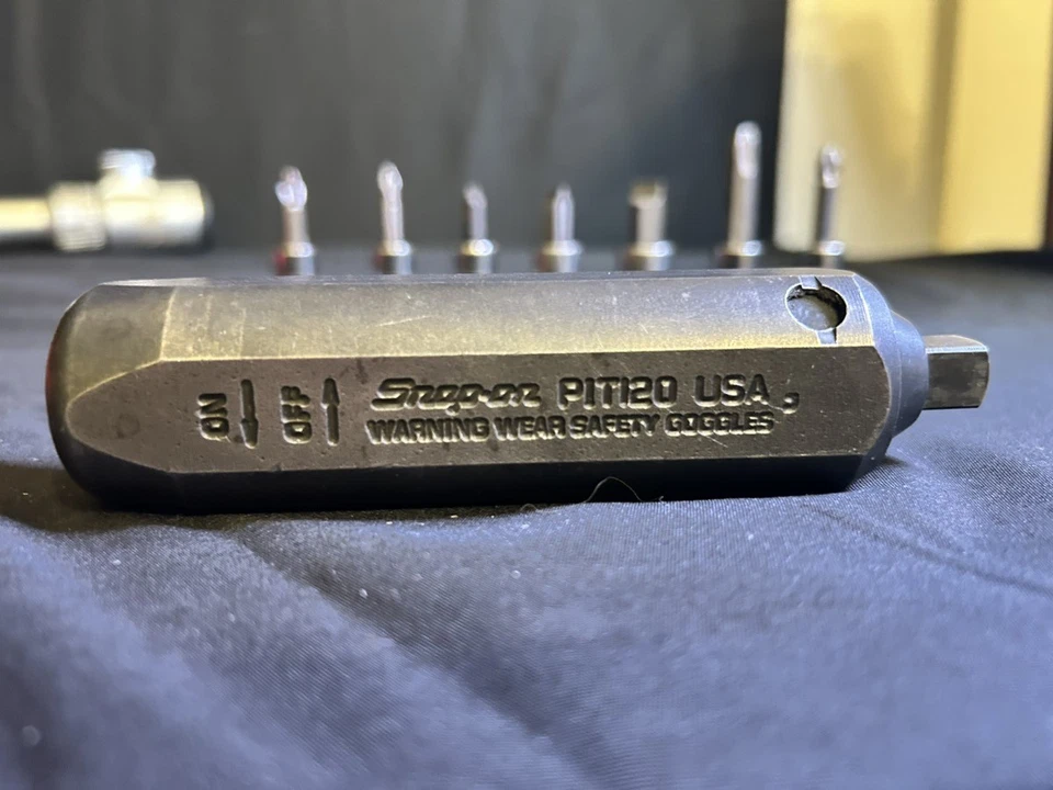 Snap-On PIT120 3/8" Drive Impact Driver 8-Piece Set NO CASE (CT6019329) - Image 2 of 4